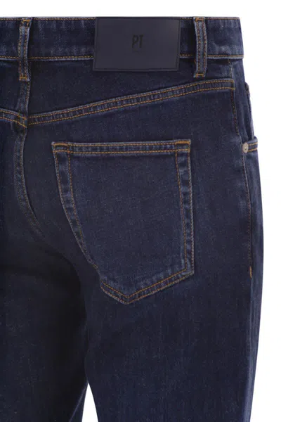 Pt Torino Reggae Five-pocket Jeans In Blue