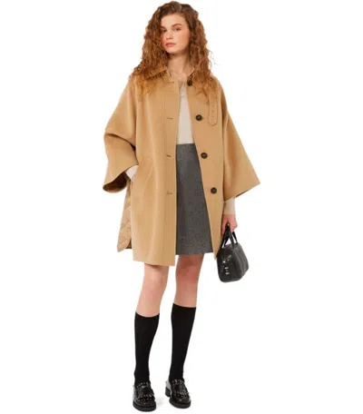 Weekend Max Mara Chevron Wool Skirt Skirts Grey In Gray