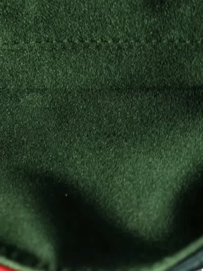 Pre-owned Gucci Horsebit Nm Web Chain Clutch Gg Canvas Small Shoulder Bag In Neutral