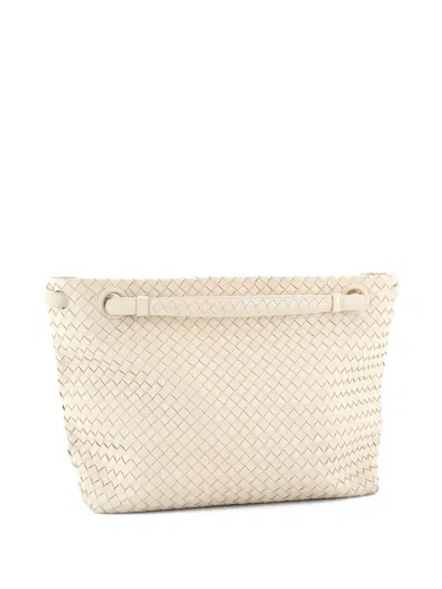 Pre-owned Bottega Veneta Garda Bag Intrecciato Nappa Medium Tote Bag In Neutral