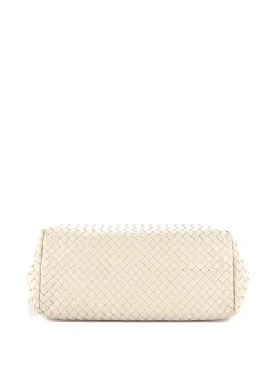 Pre-owned Bottega Veneta Garda Bag Intrecciato Nappa Medium Tote Bag In Neutral