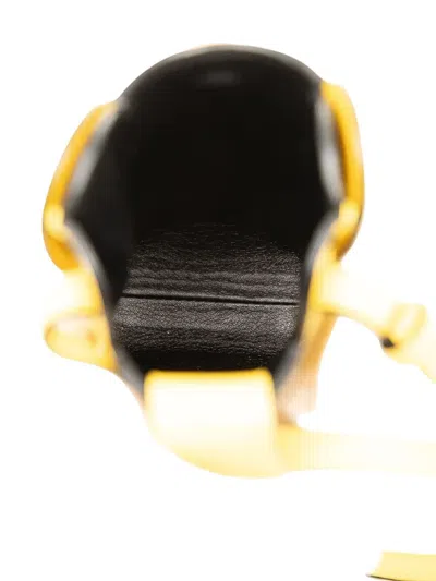 Pre-owned Loewe 2000-2025 Leather Elephant Pocket Crossbody Bag In Yellow