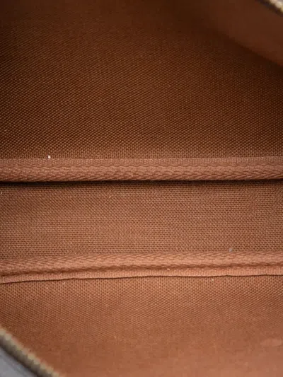 Pre-owned Louis Vuitton 1999 Monogram Pochette Accessoires Shoulder Bag In Brown