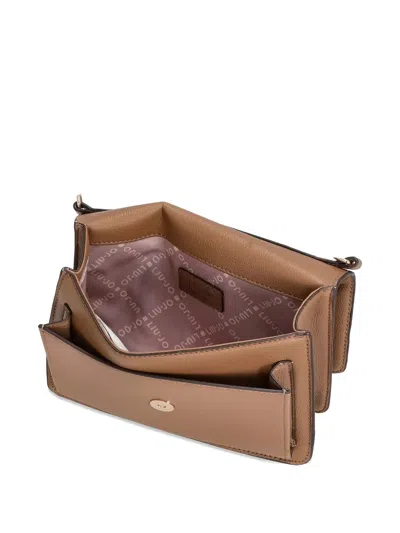 Liu •jo Medium Logo-detail Cross Body Bag In Brown