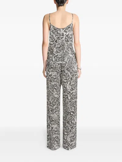 Dries Van Noten Printed Silk Top In Multi