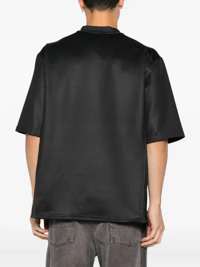 Ih Nom Uh Nit Number-patch T-shirt In Black