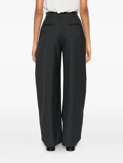 Herno Pleated Trousers In Gray