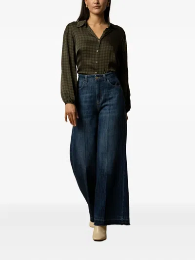 Kocca Lullacat Frayed Jeans In Blue