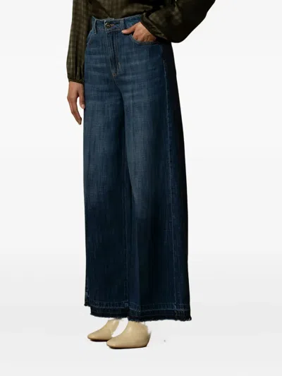 Kocca Lullacat Frayed Jeans In Blue