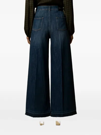 Kocca Lullacat Frayed Jeans In Blue