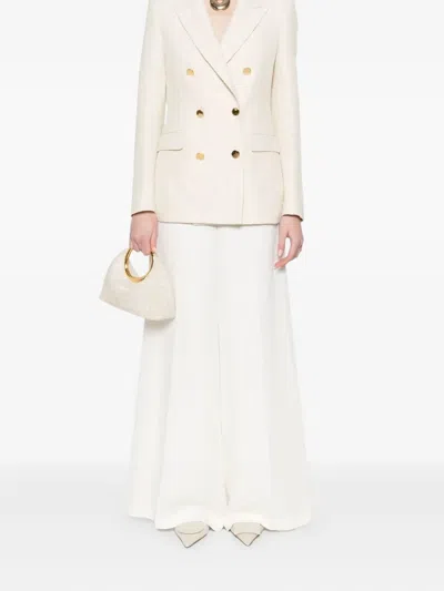 Tagliatore Parigi Double-breasted Blazer In White