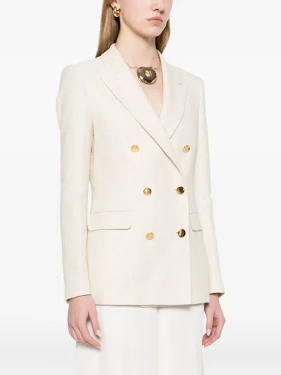 Tagliatore Parigi Double-breasted Blazer In White