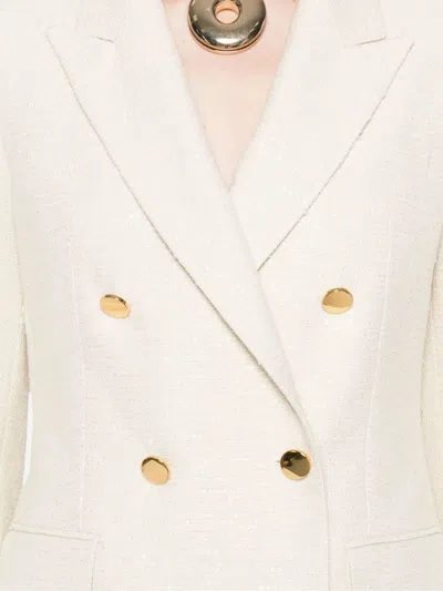 Tagliatore Parigi Double-breasted Blazer In White