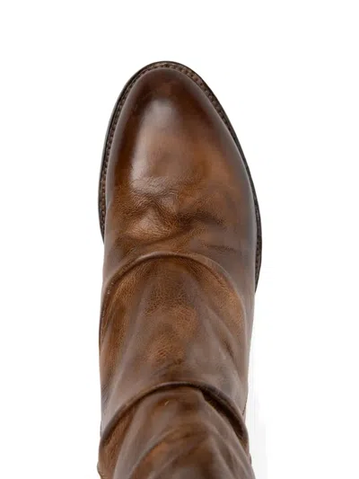 Shoto 45mm Zip-fastening Boots In Brown