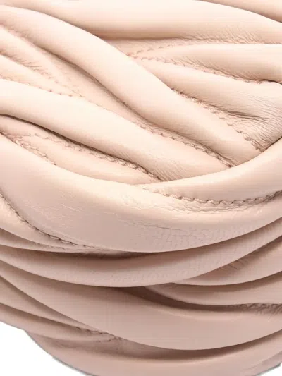 Pre-owned Miu Miu 2010s Wander Matelassé Leather Tote Bag In Pink