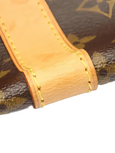 Pre-owned Louis Vuitton 2003 Keepall Bandouliere Monogram Boston Bag In Brown