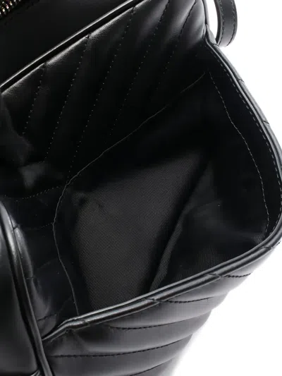 Pre-owned Saint Laurent 2010s Lou Roux Monogram Tassel Camera Shoulder Bag In Black