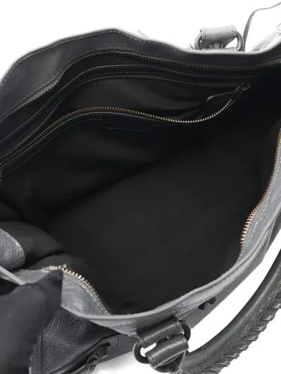 Pre-owned Balenciaga 2020s Medium City Two-way Handbag In Gray