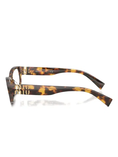 Miu Miu Tortoiseshell-pattern Glasses In Multi