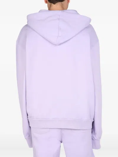 Mouty Logo-print Hoodie In Purple