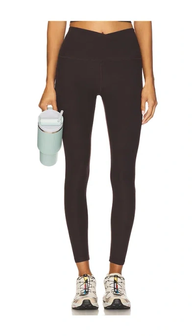 Beyond Yoga Spacedye At Your Leisure High Waisted Midi Legging In Black
