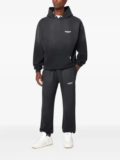 Represent Jogging Trousers With Elastic Waistband In Black