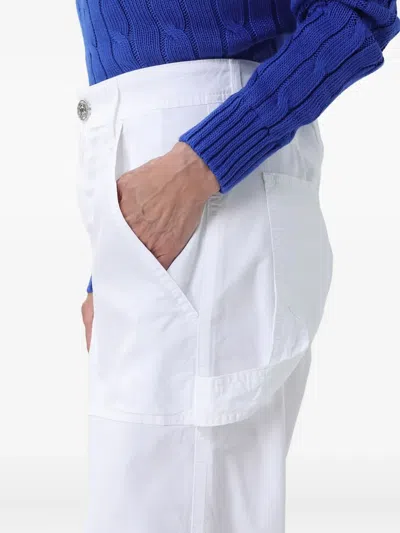 Jacob Cohen Patch-pocket Trousers In White