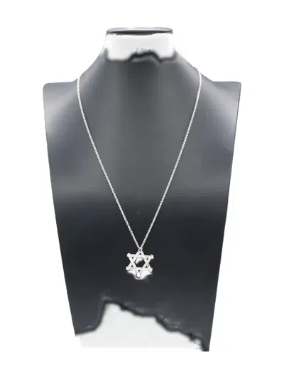 Pre-owned Harry Winston 2010s Platinum Diamond Necklace In Silver