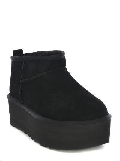 Ugg Classic Ultra Mini Platform Ankle Boots In Multi
