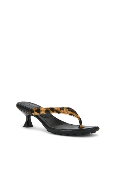 Mansur Gavriel Mari Sandal In Animal Print