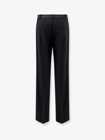 Pinko Rufa Stretch Crepe Trousers In Black