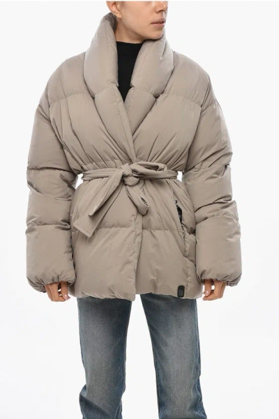 Bacon Double-breasted New Dada Down Jacket In Gray