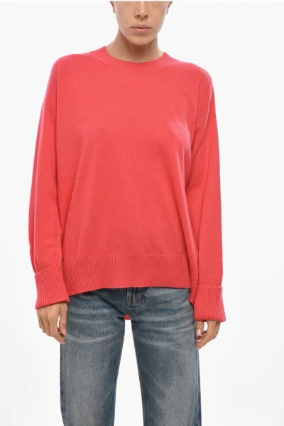 Malo Cashmere Crew-neck Sweater In Pink