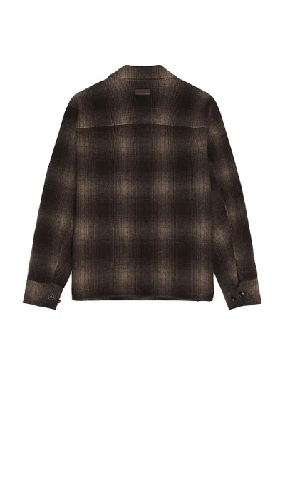 Rag & Bone Wool-blend Austin Check Jacket In Brown
