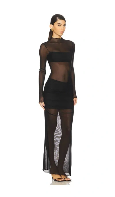 Superdown Elysha Maxi Dress In Black