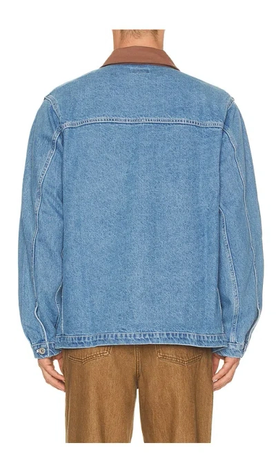 Stan Ray Coverall Jacket In Blue