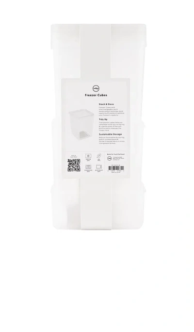 W&p Set Of 3 Freezer Cubes In White