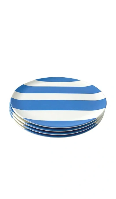 Xenia Taler Side Plates Set Of 4 In Blue