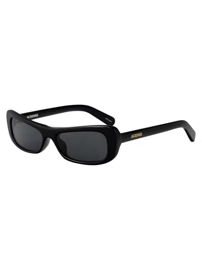 Jacquemus Capri Sunglasses In Black