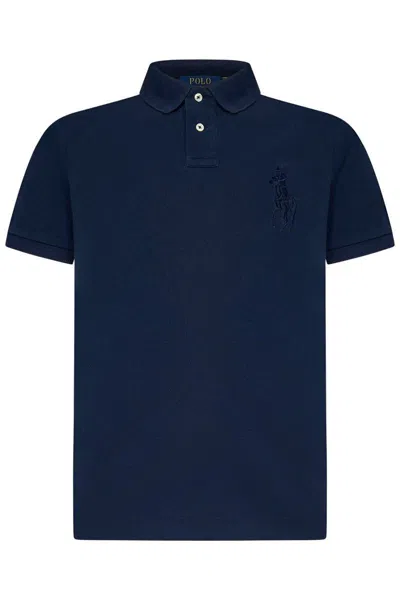 Polo Ralph Lauren Classic Fit Cotton Polo T-shirt In Blue
