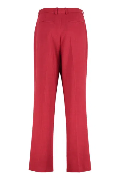 Tommy Hilfiger Sofia Richie Grainge X  - Viscose Trousers In Red