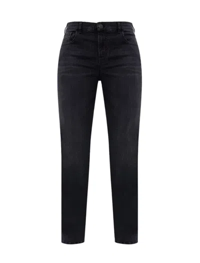 Emporio Armani Skinny Jeans In Black