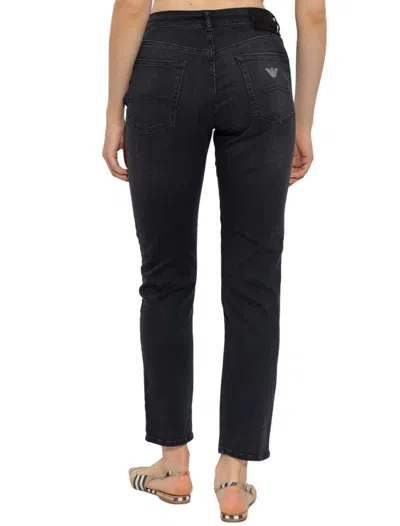 Emporio Armani Skinny Jeans In Black