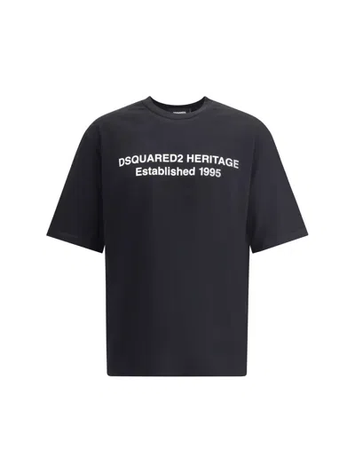 Dsquared2 T-shirts In Black
