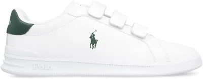 Polo Ralph Lauren Leather Low-top Sneakers In White