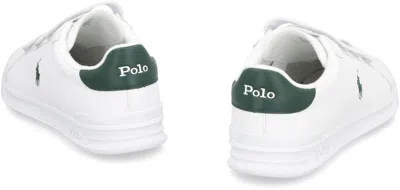 Polo Ralph Lauren Leather Low-top Sneakers In White