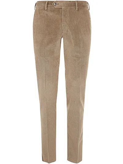 Pt Torino Man Trousers Slim Jogger Clothing In Brown
