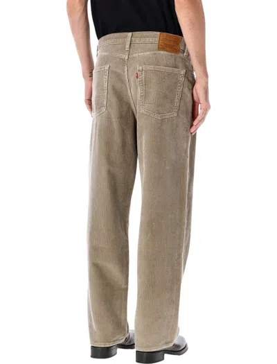 Levi's Levi S 578 Baggy Beige Corduroy Pants In Brown