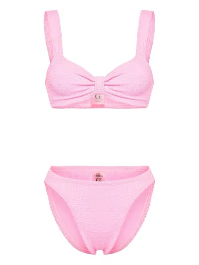 Hunza G Bonnie Bikini Clothing In Pink