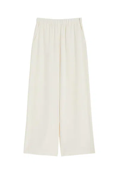 Max Mara Trousers In White